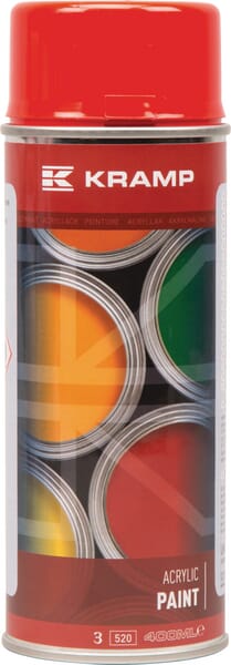 Pintura aerosol roja KUHN 400 ml para repuestos tractor 328504KR