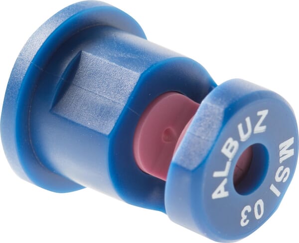Tobera estándar chorro plano MSI 160° azul cerámica MSI03BLUE