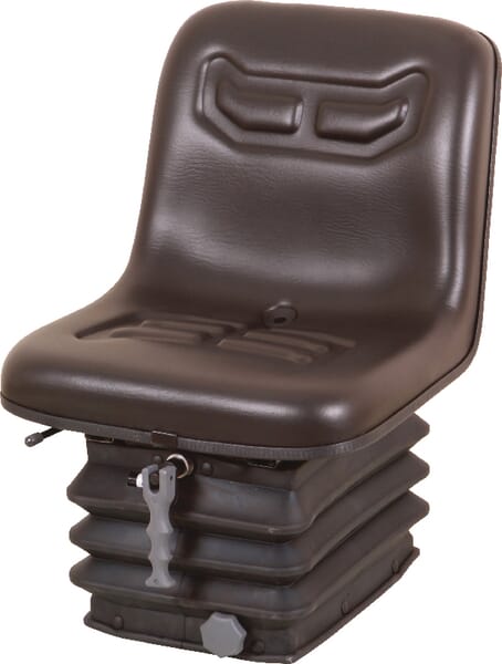 Asiento PVC suspensión mecánica 410mm para tractor TS41000GP