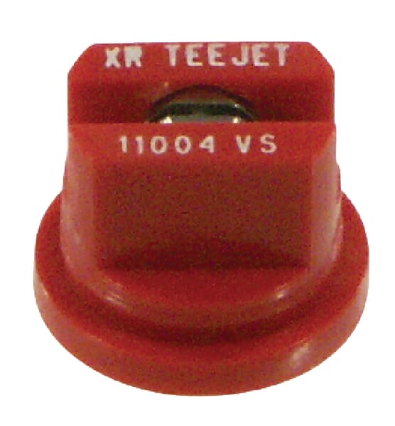 Tobera estándar doble chorro plano XR 110° 04 rojo TeeJet XR11004VS